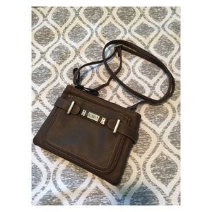 Rosetti Brown Crossbody Purse